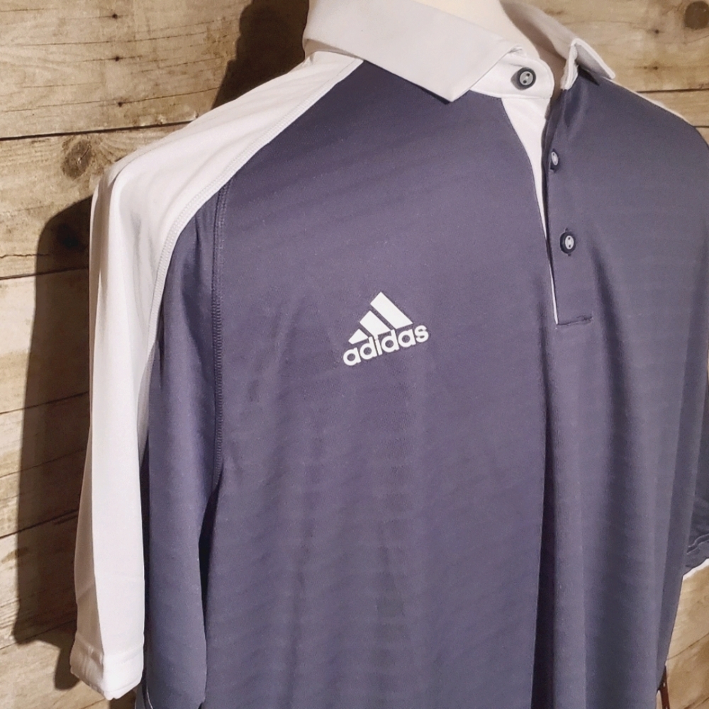Adidas 2XL Onix/White Coaches Polo